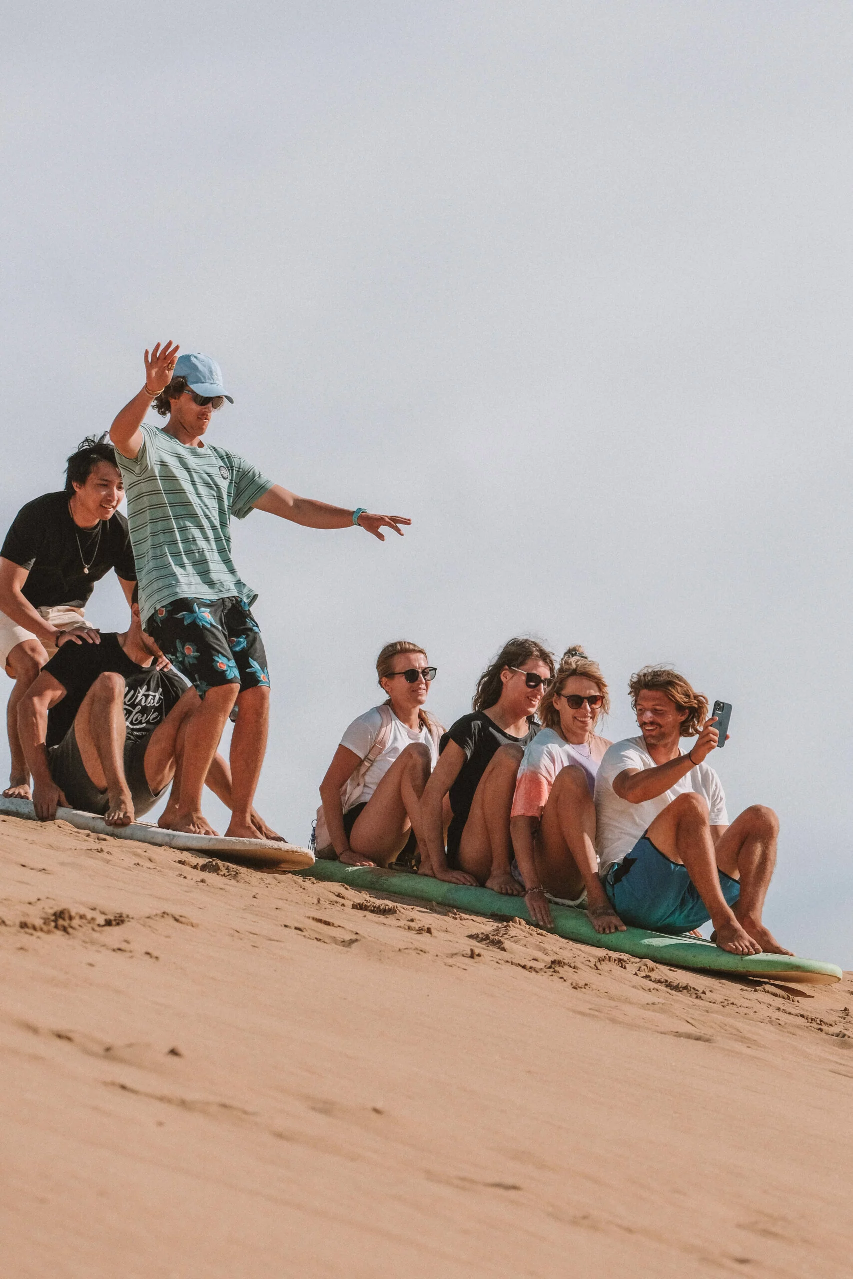 Sandboard dunes